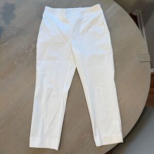 Chico's So Slimming White Crop Pants